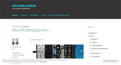 Desktop Screenshot of goetzmd.de