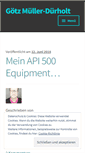 Mobile Screenshot of goetzmd.de